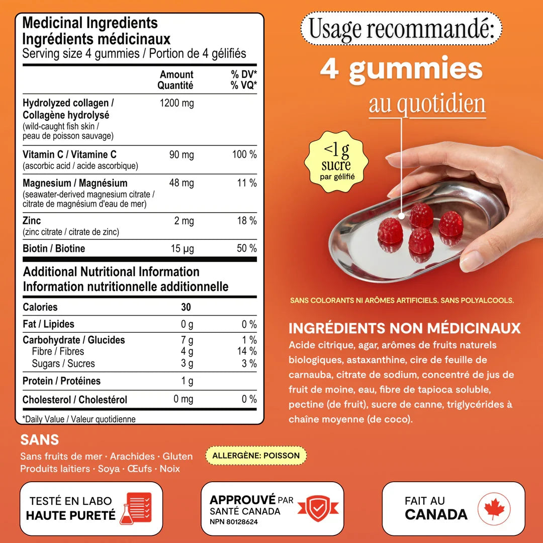 Gélifiés au collagène marin