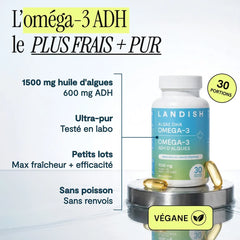 Gélules oméga-3 ADH d'algues