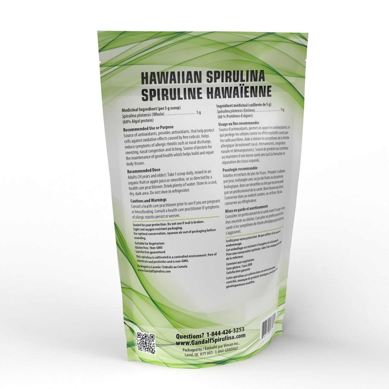 Spiruline hawaïenne en poudre