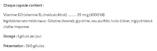 Vitamin D3 Capsules